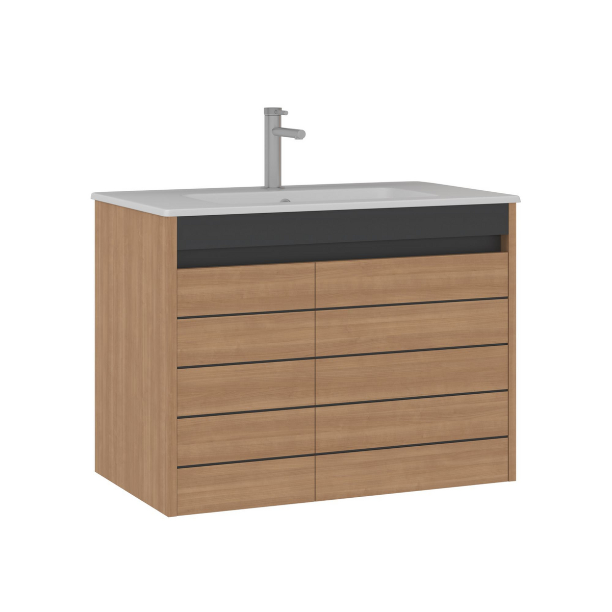 Norda Design Servantskap Ricato 80, valnøtt, 47 × 81 × 62 cm