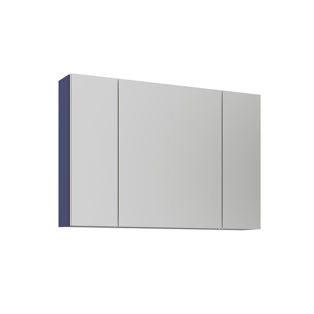 Norda Design Baderomsskap med speil Bari 100, matt marineblå, 16 × 97 × 66 cm