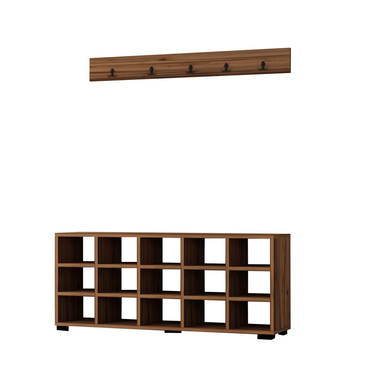 Norda Design Skoskap Talu, valnøtt, 29,6 × 120 × 51,6 cm