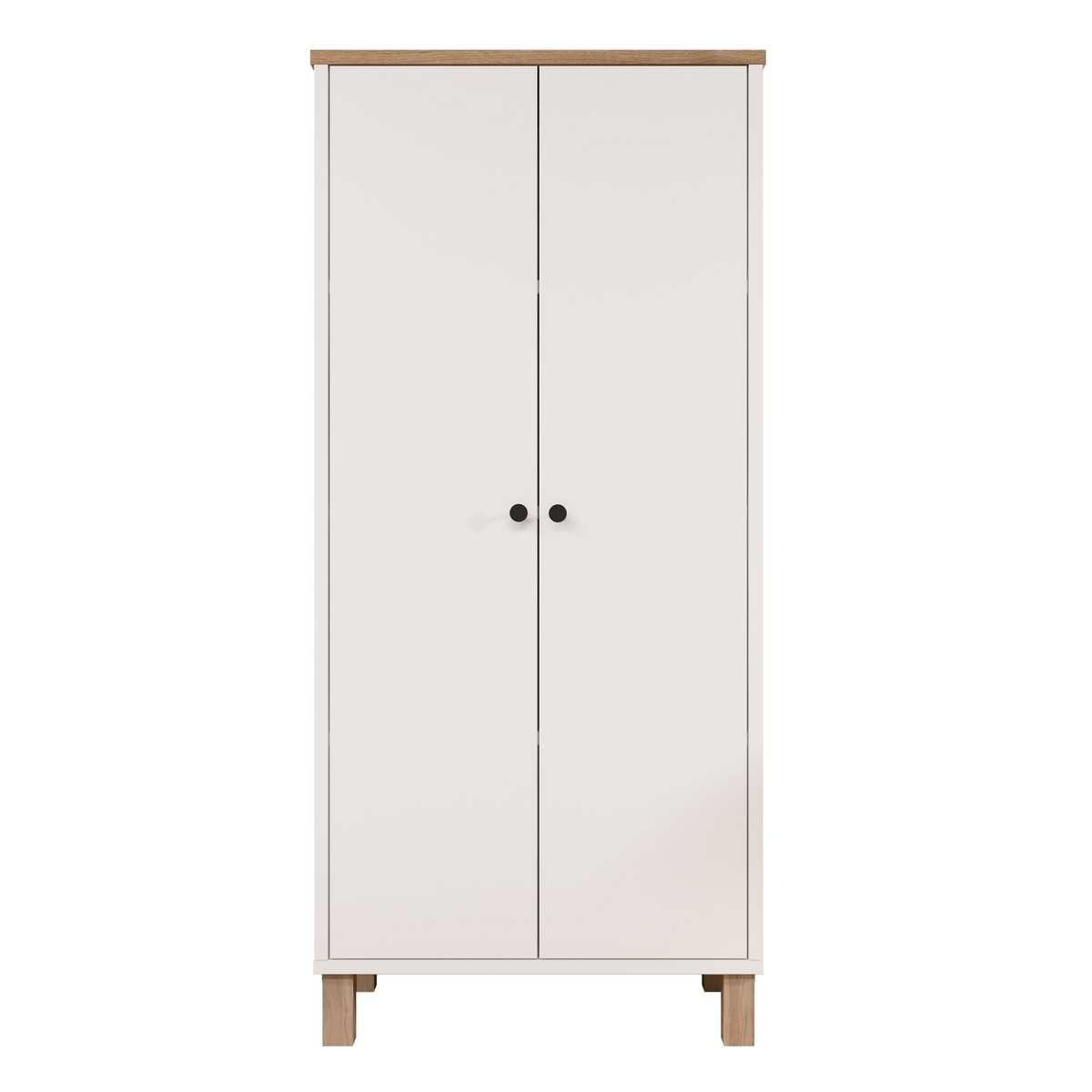 Norda Design Multiskap Nord, hvit/eik, 33 × 61 × 133,6 cm