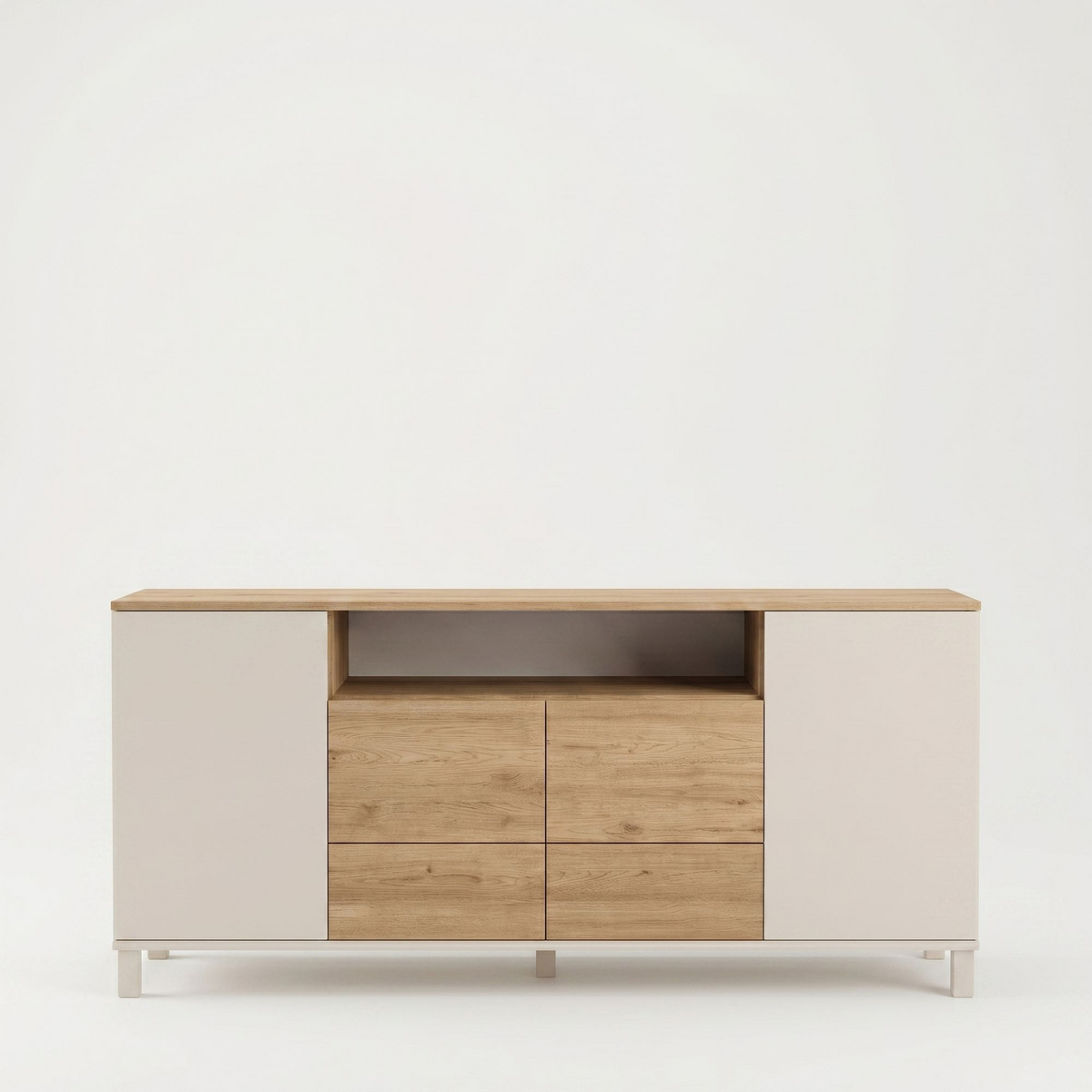 Norda Design Konsollbord Mood, sand/eik, 44,5 × 180 × 82,4 cm