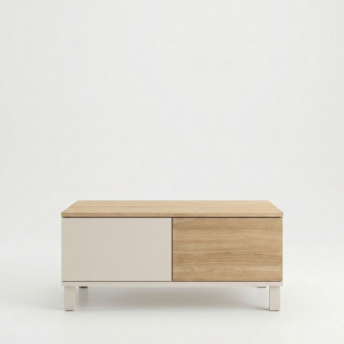 Norda Design Sofabord Mood, sand/eik, 60 × 90 × 40 cm