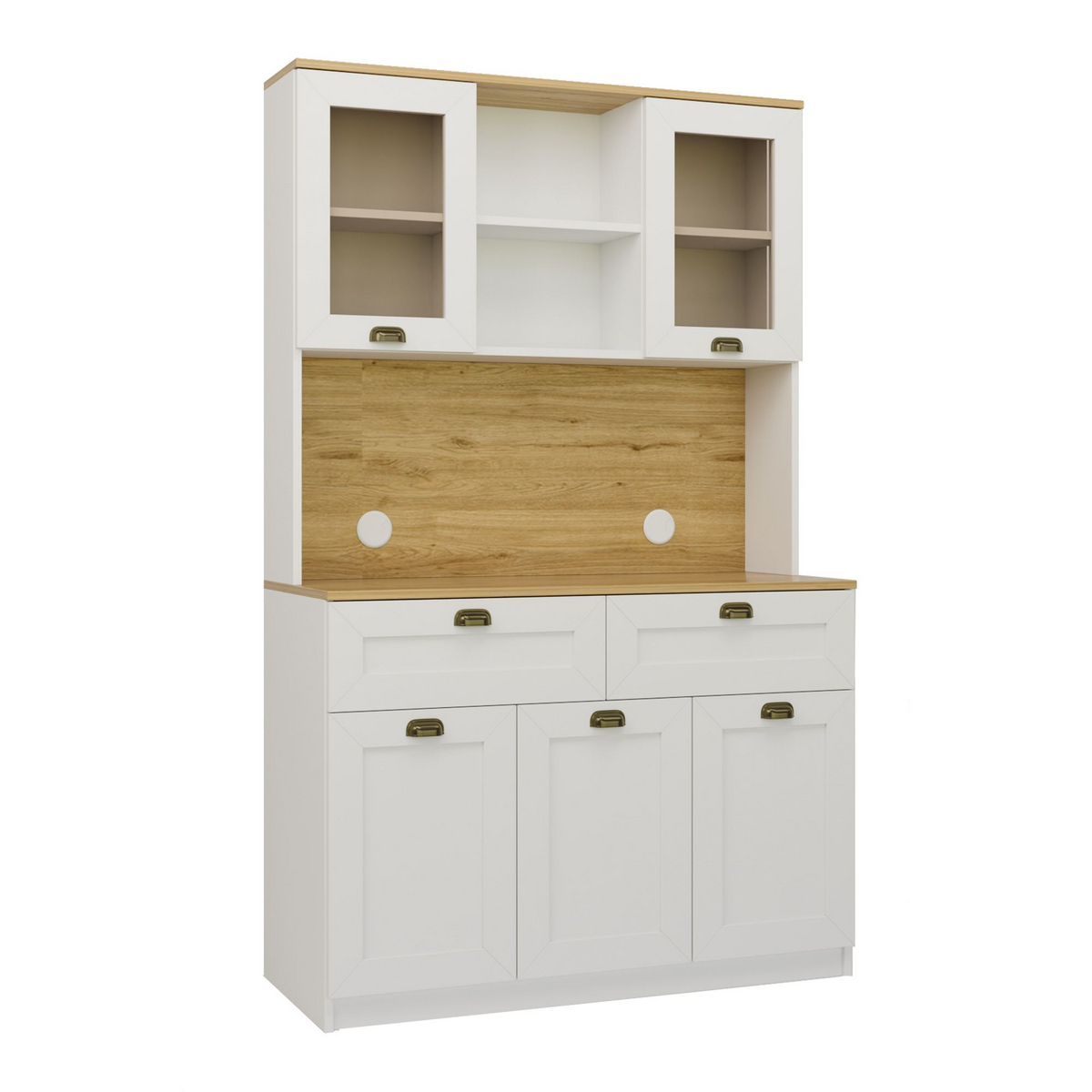 Norda Design Kaffestasjon Vionna 1600, hvit, 44 × 120 × 191,8 cm