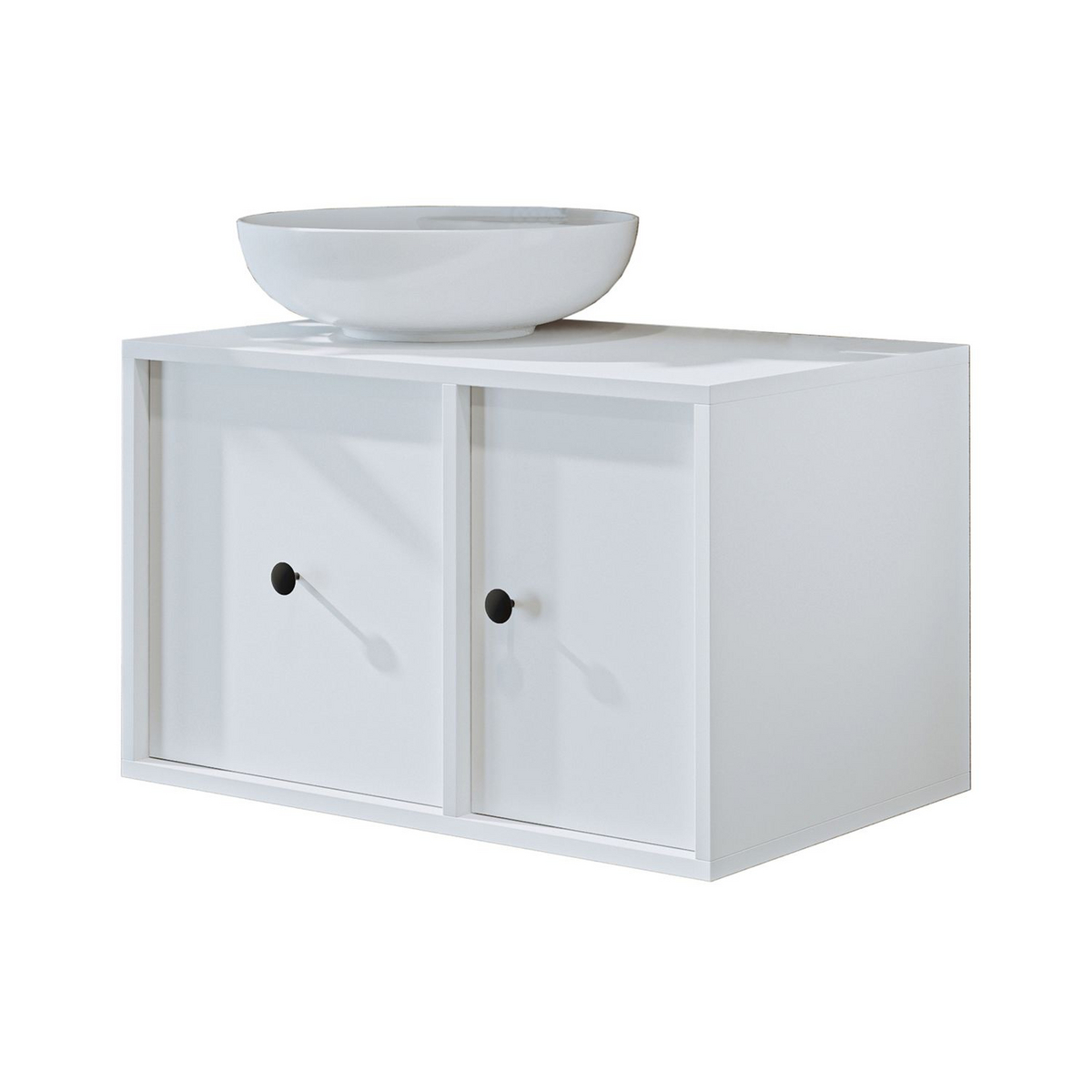 Norda Design Servantskap Sorrento, hvit, 45 × 75 × 58 cm