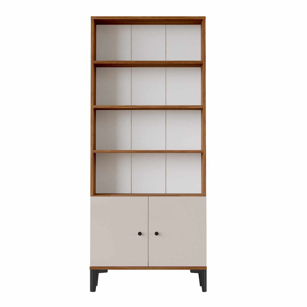 Norda Design Multiskap Vertex, valnøtt, 25 × 75 × 178 cm