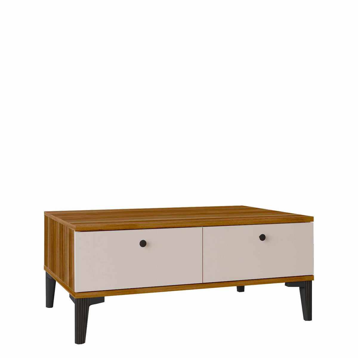 Norda Design Sofabord Terrazzo, valnøtt, 60 × 90 × 38,6 cm