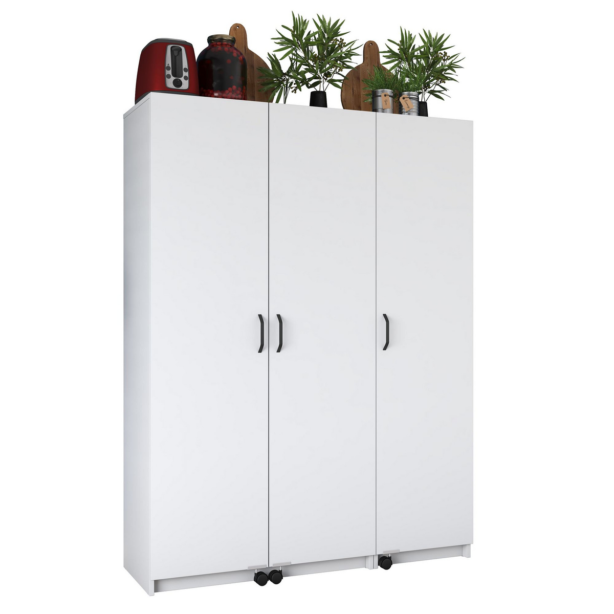 Norda Design Multiskap Kappa, hvit, 42 × 135 × 180 cm