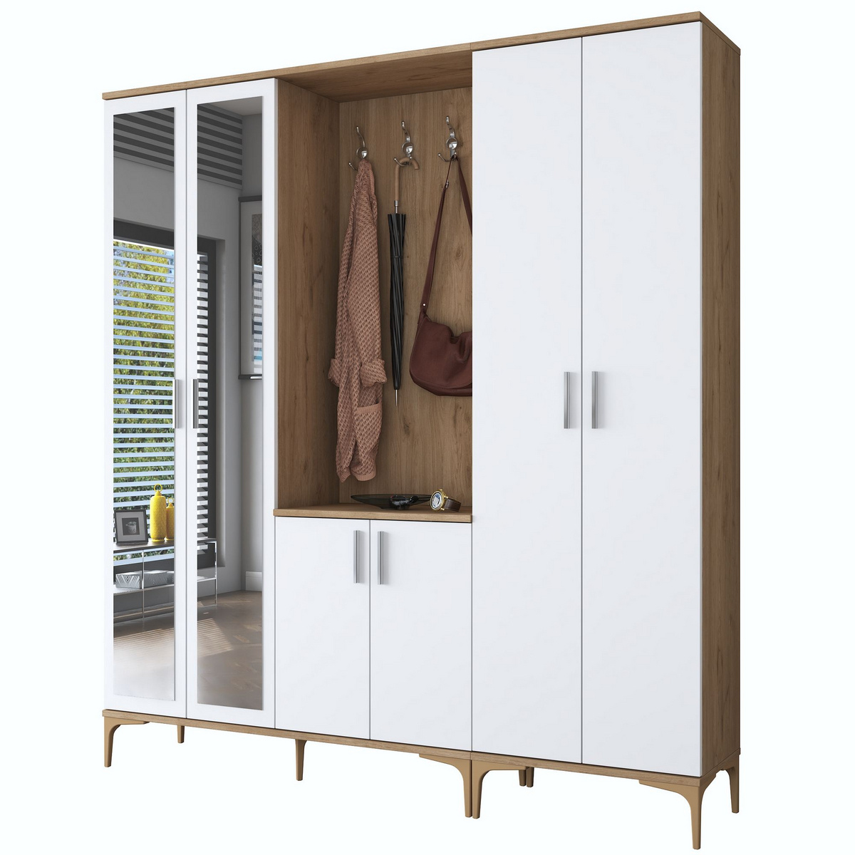 Norda Design Entrémøbel Anteroom, 37,5 × 180 × 198,6 cm