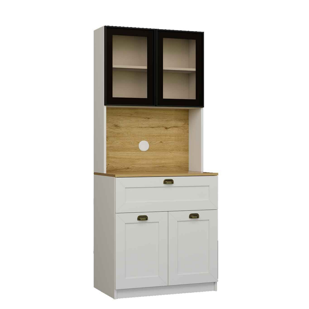 Norda Design Kaffestasjon Nero Solo 1600, hvit, 44 × 80 × 190 cm