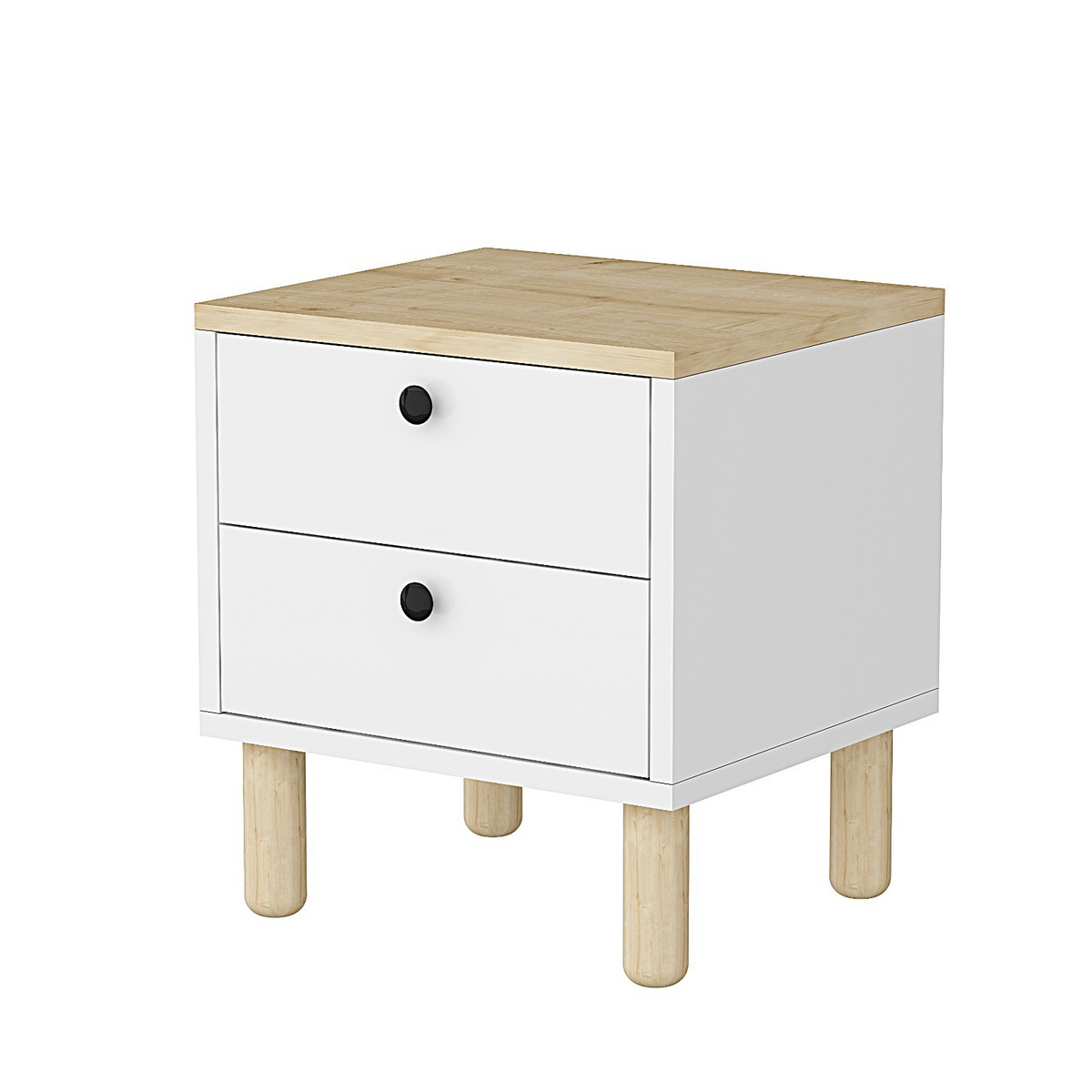 Norda Design Nattbord Rayme, 40 × 44,5 × 49,5 cm