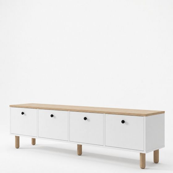 Norda Design TV-benk Pura, 40 × 180 × 50 cm