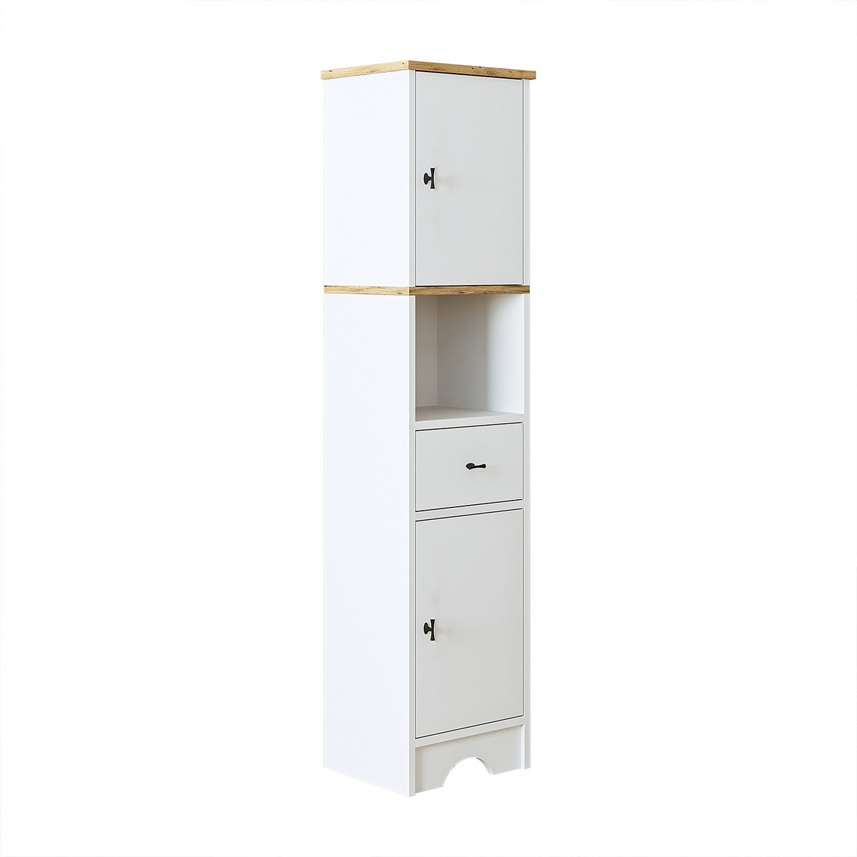 Norda Design Baderomsskap Vasca, matthvit, 31 × 37 × 155,6 cm