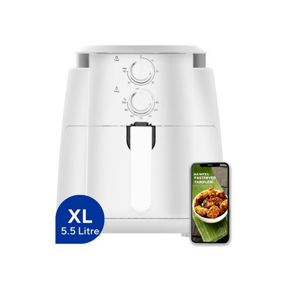 Norda Design Airfryer Crispair, hvit, 35 × 26 × 30,6 cm