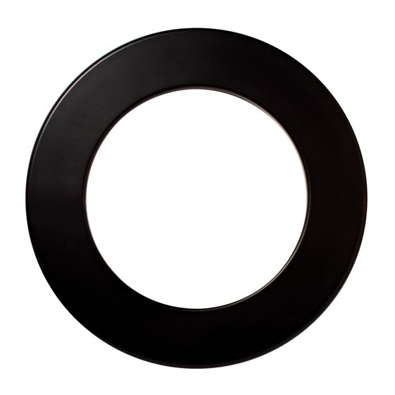 Longfield dartskive surround svart