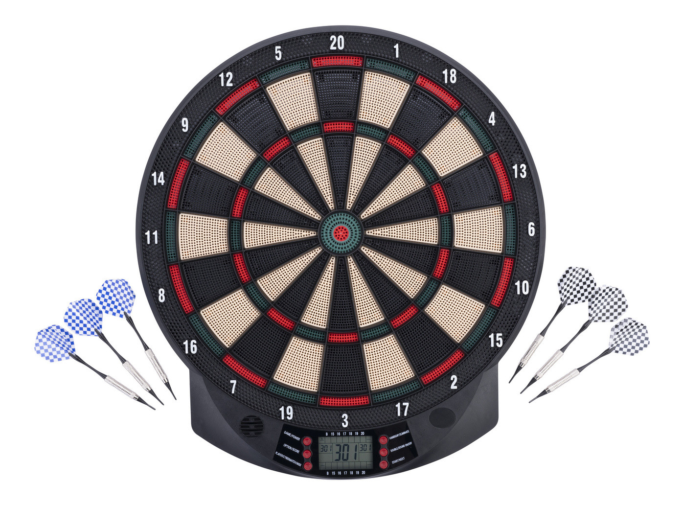 Longfield elektronisk dartskive og dartpiler