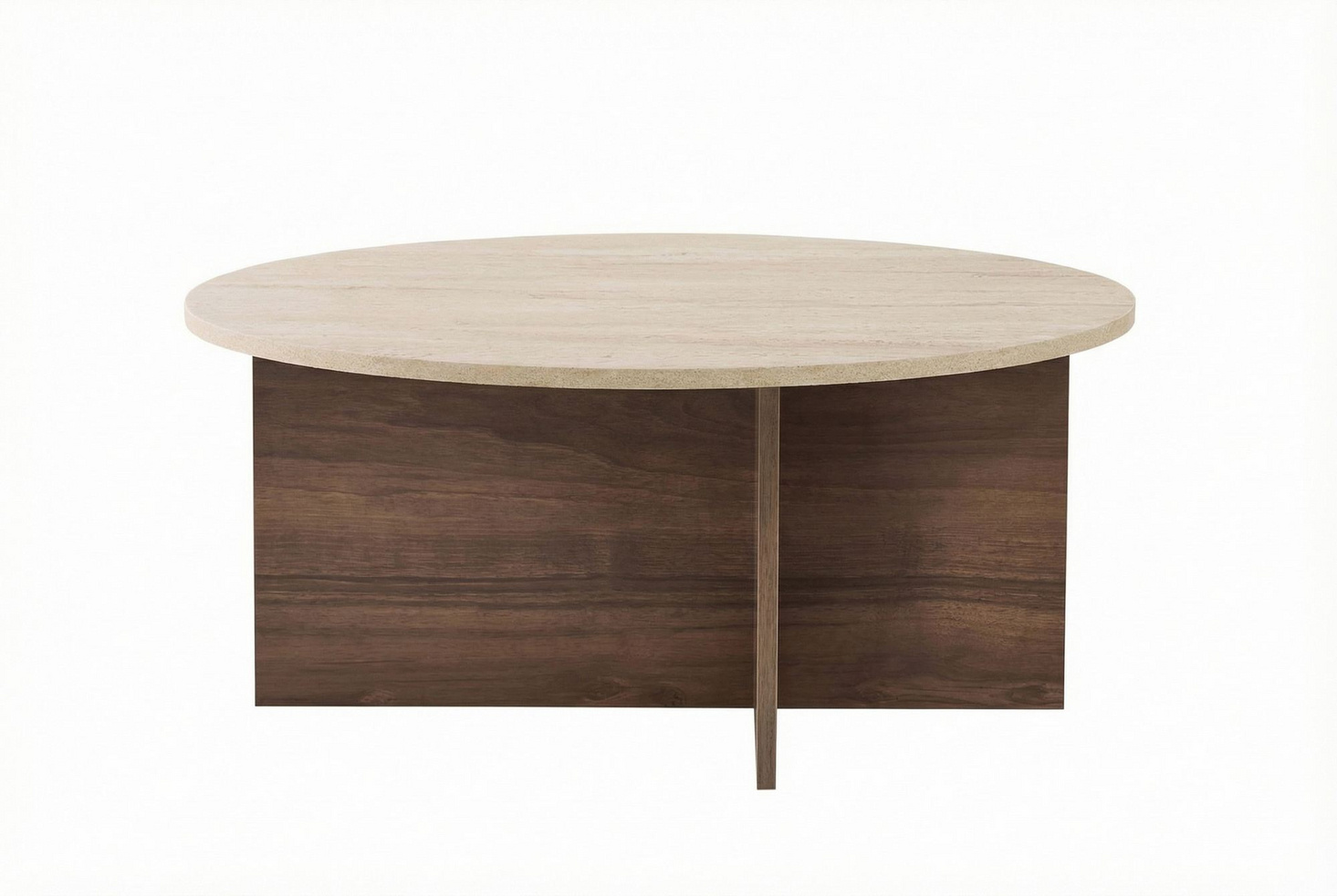 Norda Design stilig sofabord, 90 x 90 x 40 cm | 100% melaminbelagt, 18 mm tykk