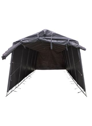 Fornorth Portabelt Garasjetelt 2x3m, mørkegrå