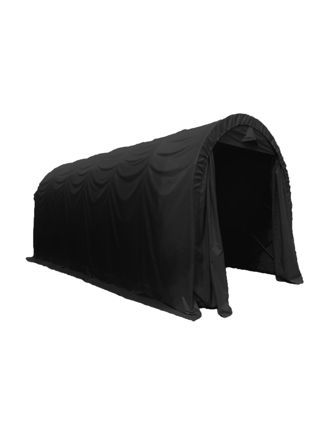 Fornorth Bærbar Garasje 3.5x7.5m, Svart