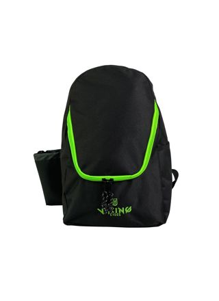 Viking Discs Disc Golf Ryggsekk Rucksack Light Svart/Lime