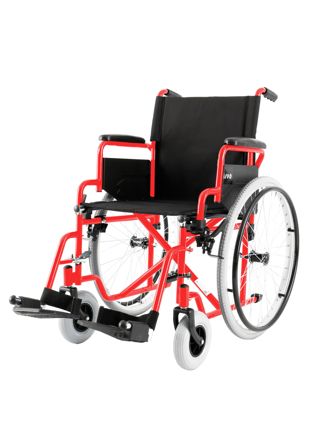 Arvo Rullestol Basic, rød