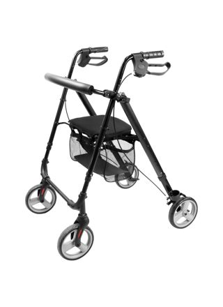 Arvo Rollator, Aero, Svart