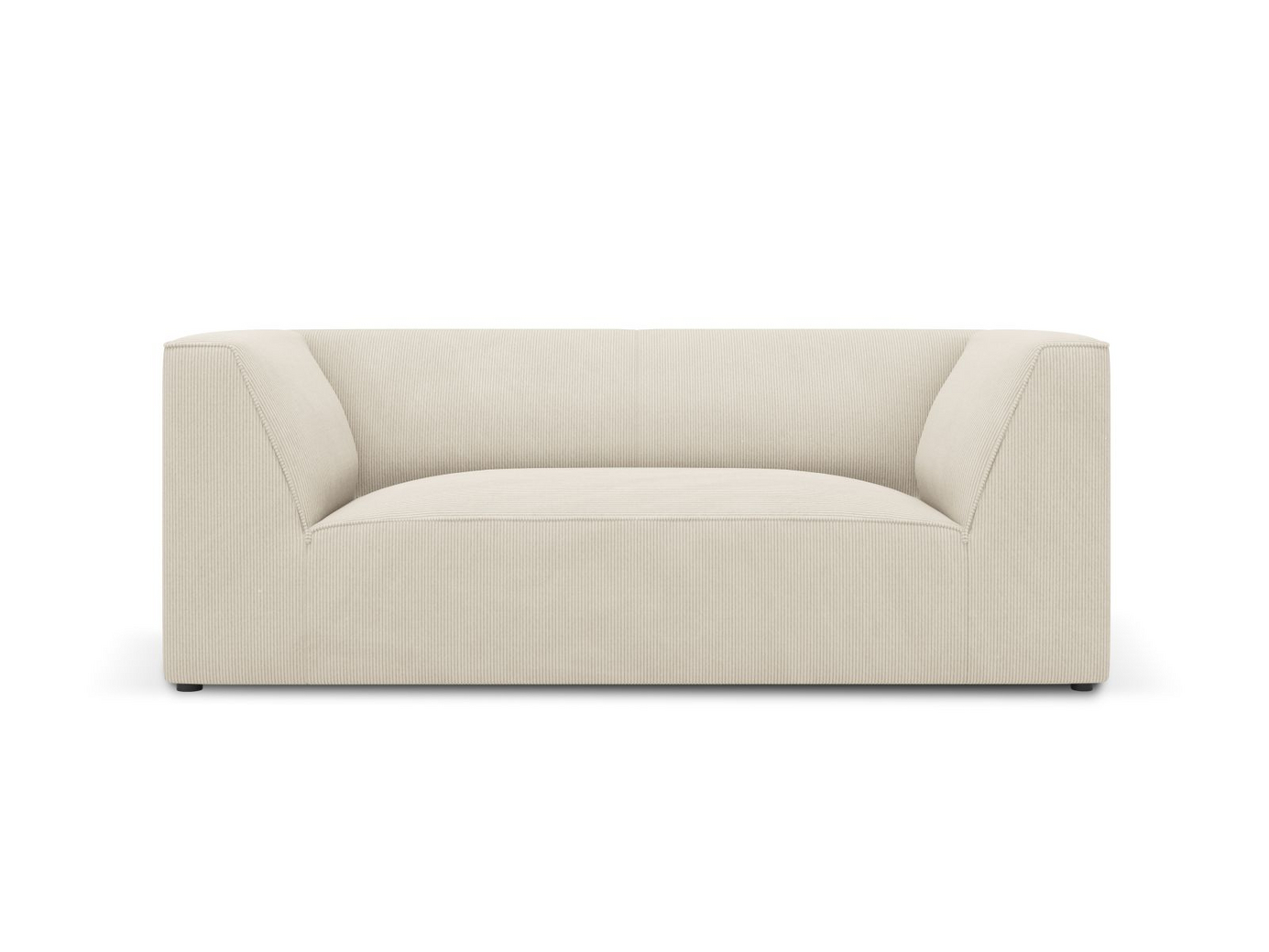 Cosmopolitan Design sofa, "Siena", 2-seter, 174 × 92 × 69 cm, Scala, svarte plastben