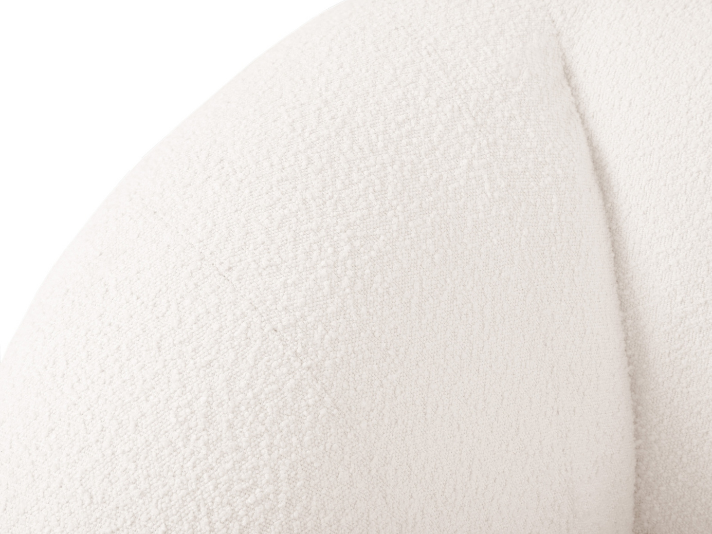 Cosmopolitan Design bouclé-sofa, "Essen", 2-seter, 210 × 95 × 86 cm, Baloo, svarte plastben