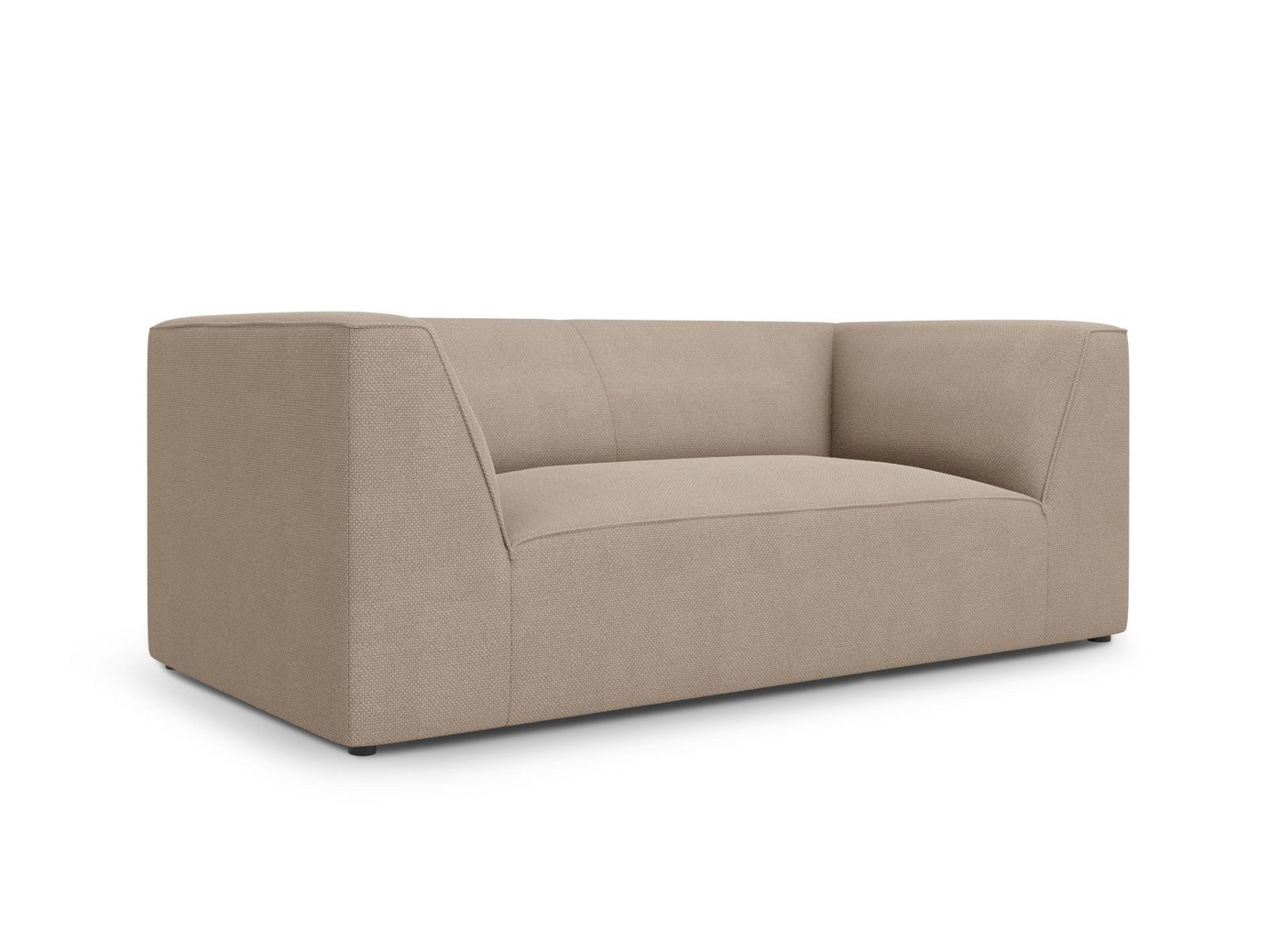 Cosmopolitan Design sofa, "Siena", 2-seter, 174 × 92 × 69 cm, Ottawa, svarte plastben
