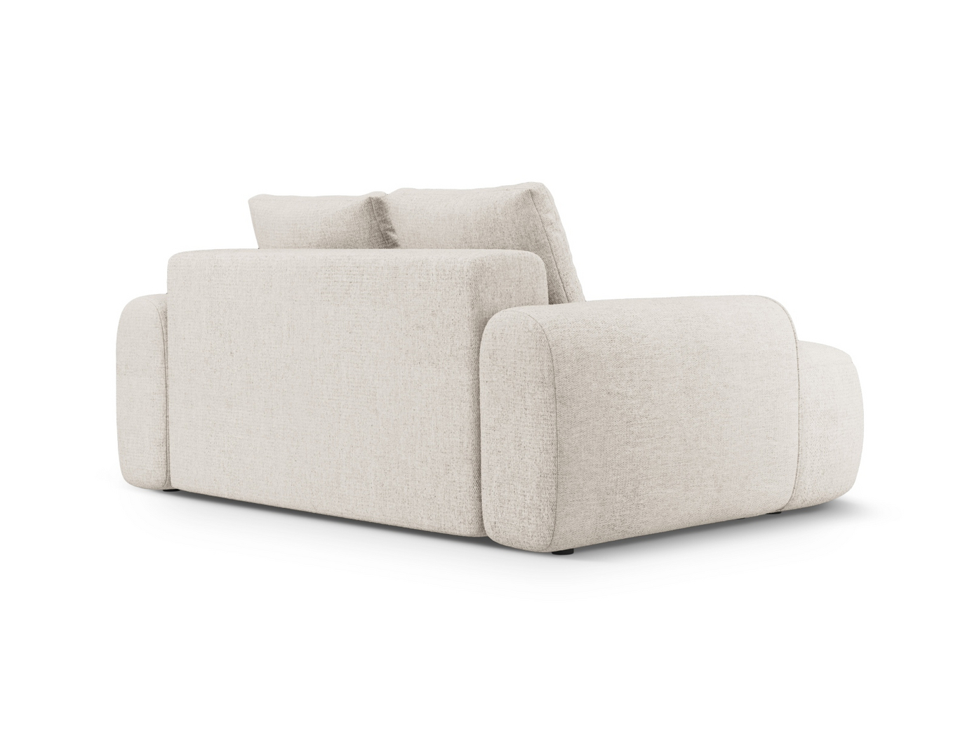 Cosmopolitan Design sofa, "Linz", 2-seter, 175 × 100 × 84 cm, Sorella, svarte plastben