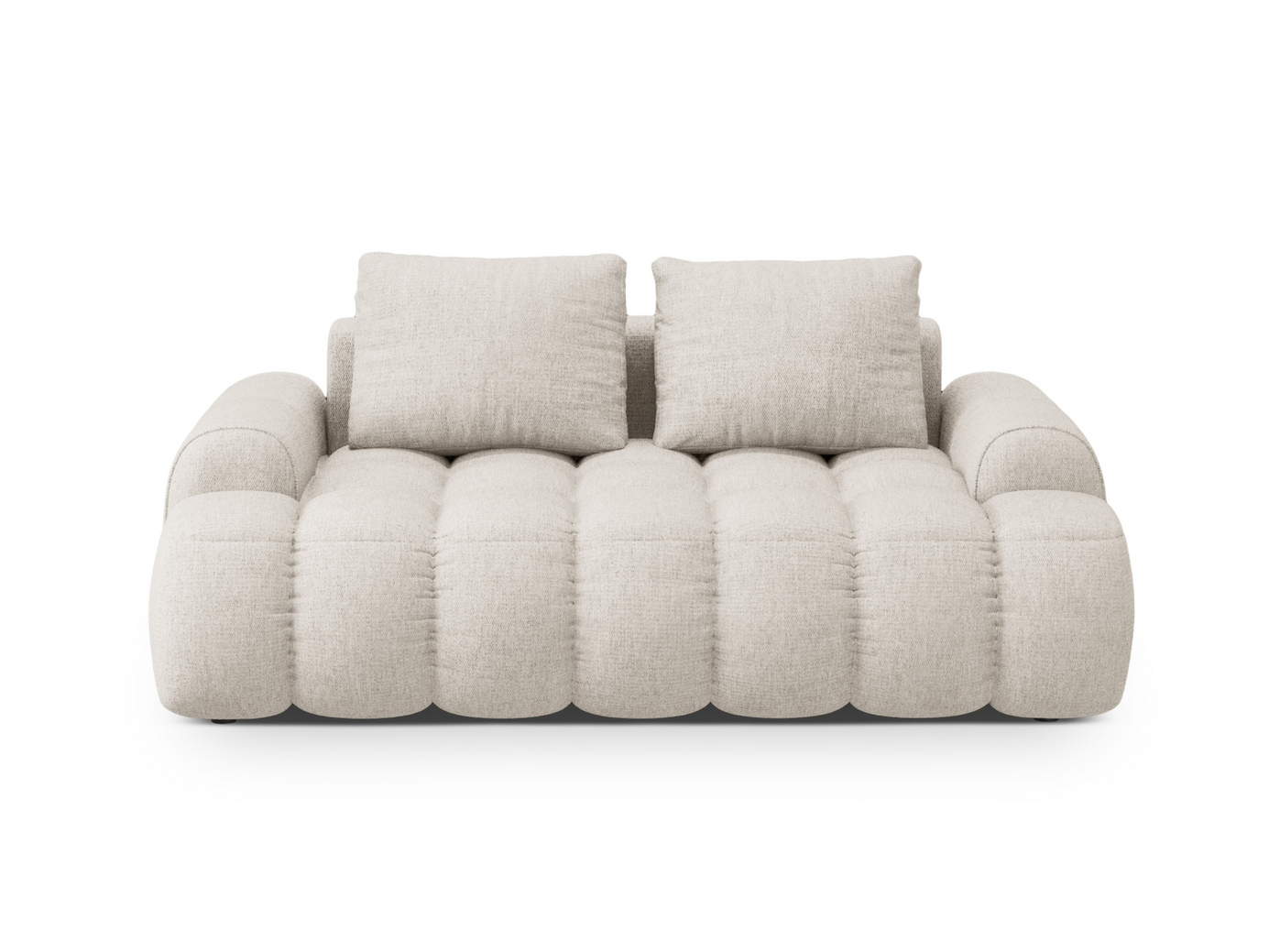 Cosmopolitan Design sofa, "Linz", 2-seter, 175 × 100 × 84 cm, Sorella, svarte plastben