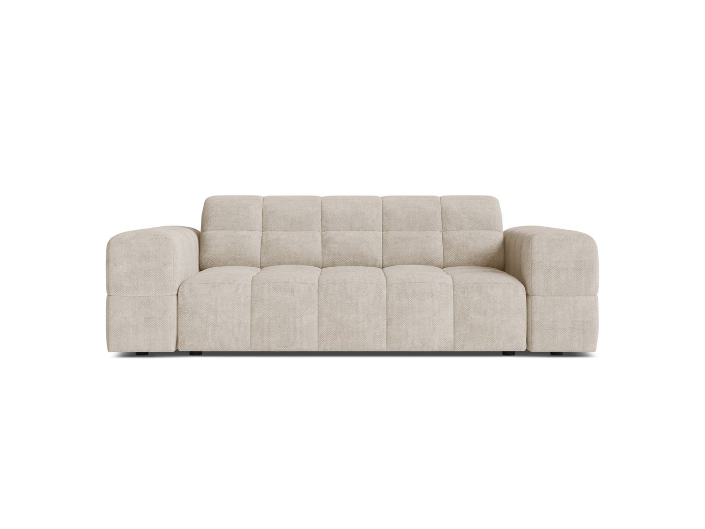 Cosmopolitan Design sofa, "Chicago", 2-seter, 178 × 102 × 78 cm, Eden 10, svarte plastben