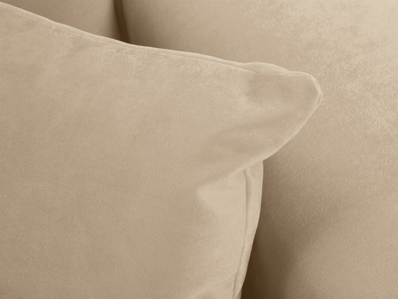 Cosmopolitan Design fløyelssofa, "Siena", 2-seter, 174 × 92 × 69 cm, Salvador, svarte plastben