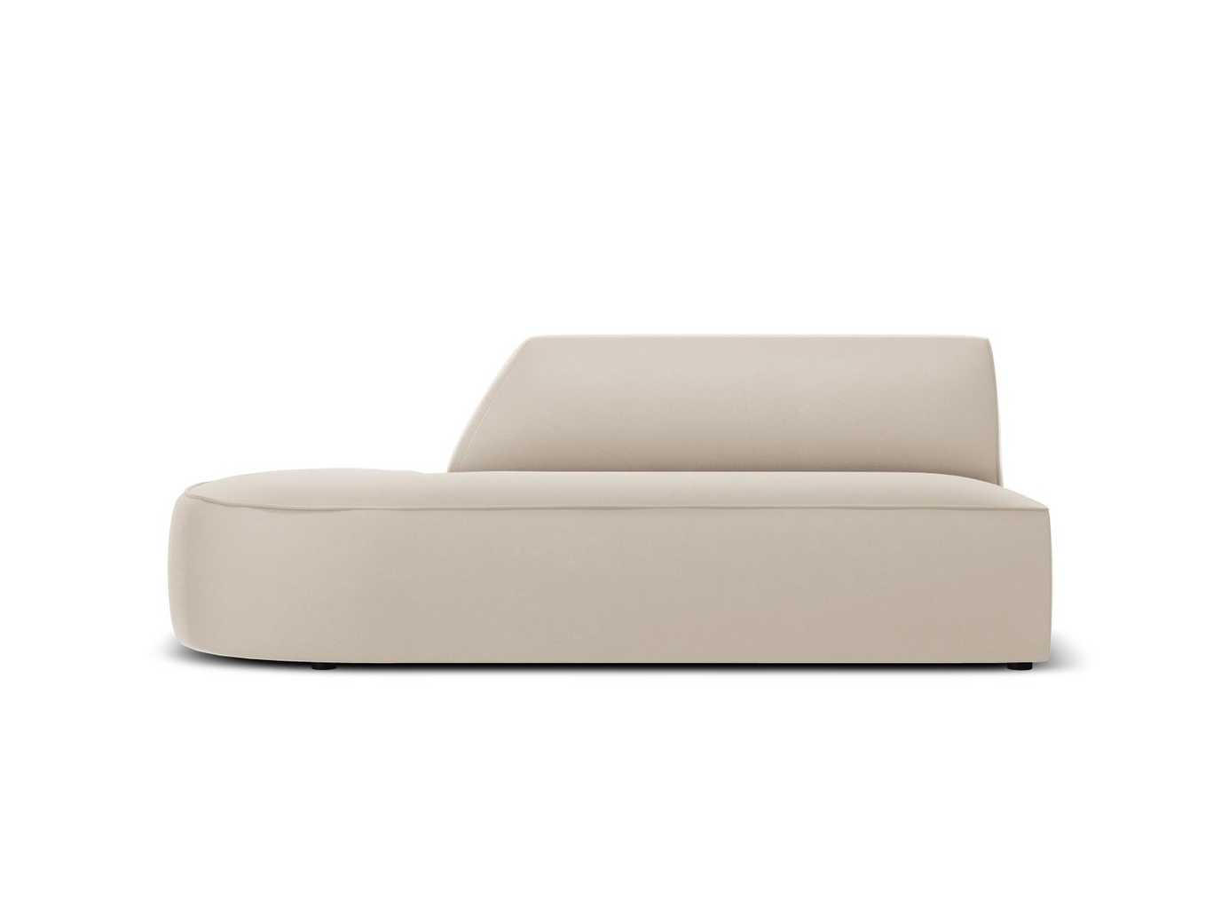 Cosmopolitan Design venstrevendt fløyelsmodulsofa, 