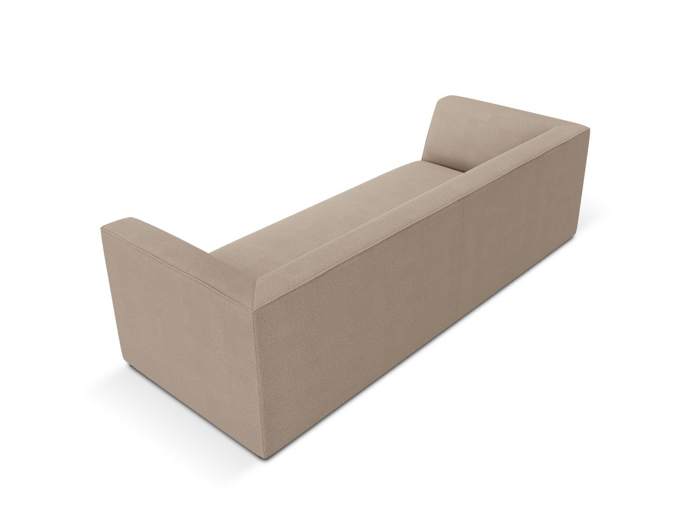 Cosmopolitan Design sofa, "Siena", 3-seter, 232 × 92 × 69 cm, Ottawa, svarte plastben