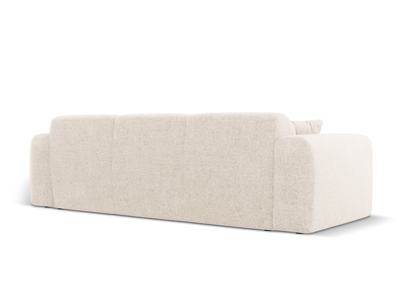 Cosmopolitan Design sofa, "Nolio", 3-seter, 235 × 95 × 72 cm, Haga, svarte plastben