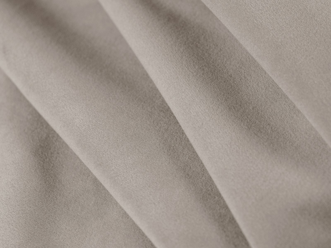 Cosmopolitan Design fløyelssovesofa, "Grena", 3-seter, 205 × 100 × 90 cm, Salvador, svarte plastben