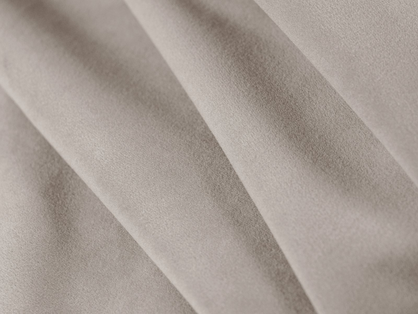 Cosmopolitan Design fløyelssovesofa, "Shannon", 3-seter, 209 × 94 × 87 cm, Salvador, svarte plastben
