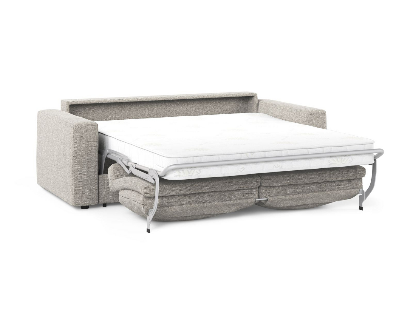 Cosmopolitan Design sovesofa, "Grena", 3-seter, 205 × 100 × 90 cm, BABEL, svarte plastben