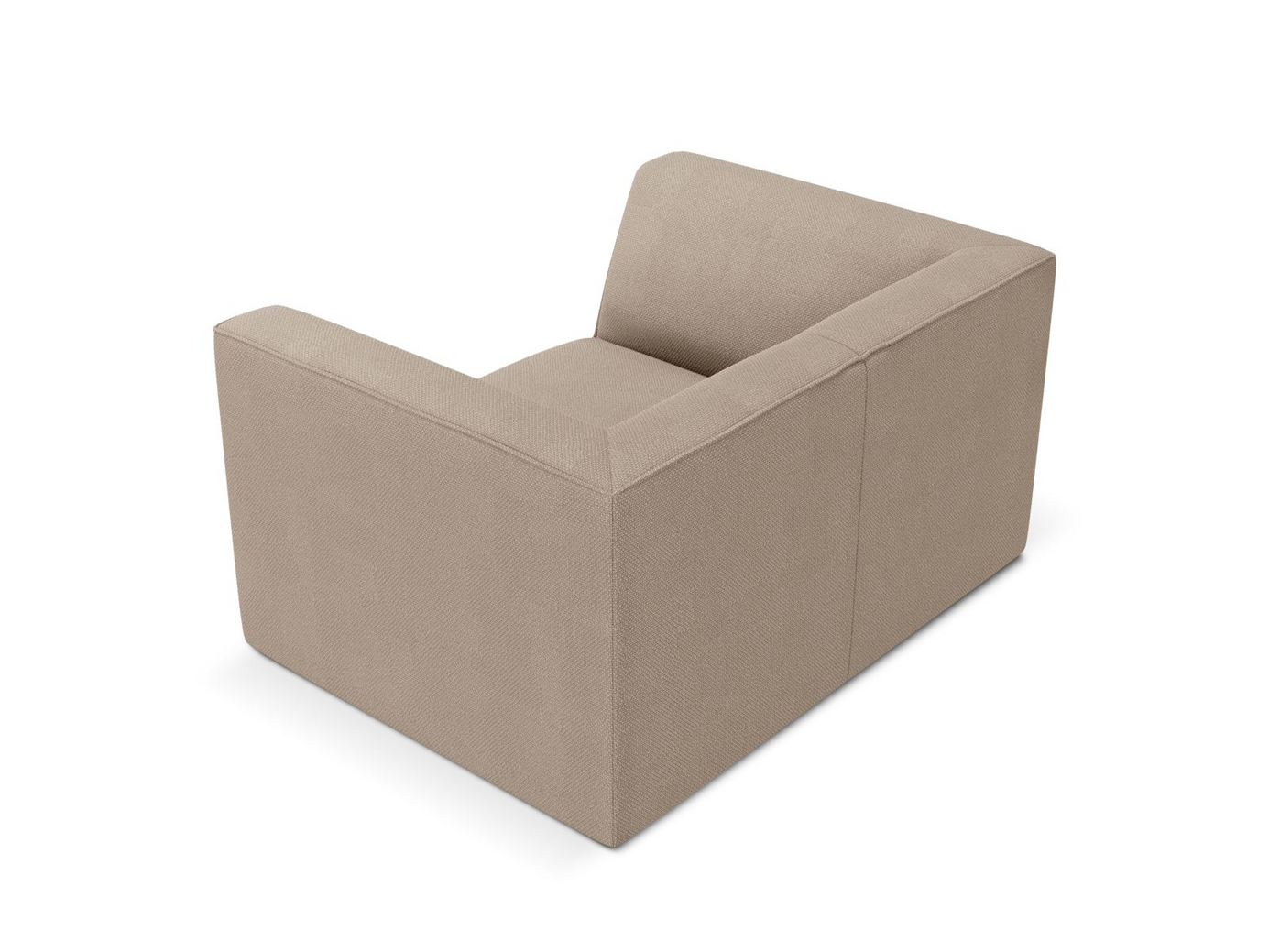 Cosmopolitan Design lenestol, "Siena", 1-seter, 120 × 92 × 69 cm, Ottawa, svarte plastben
