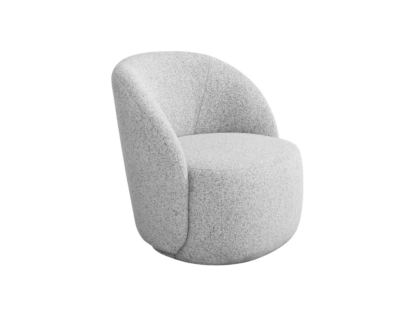 Cosmopolitan Design lenestol, "Bari", 1-seter, 86 × 72 × 80 cm, Puente, svarte plastben