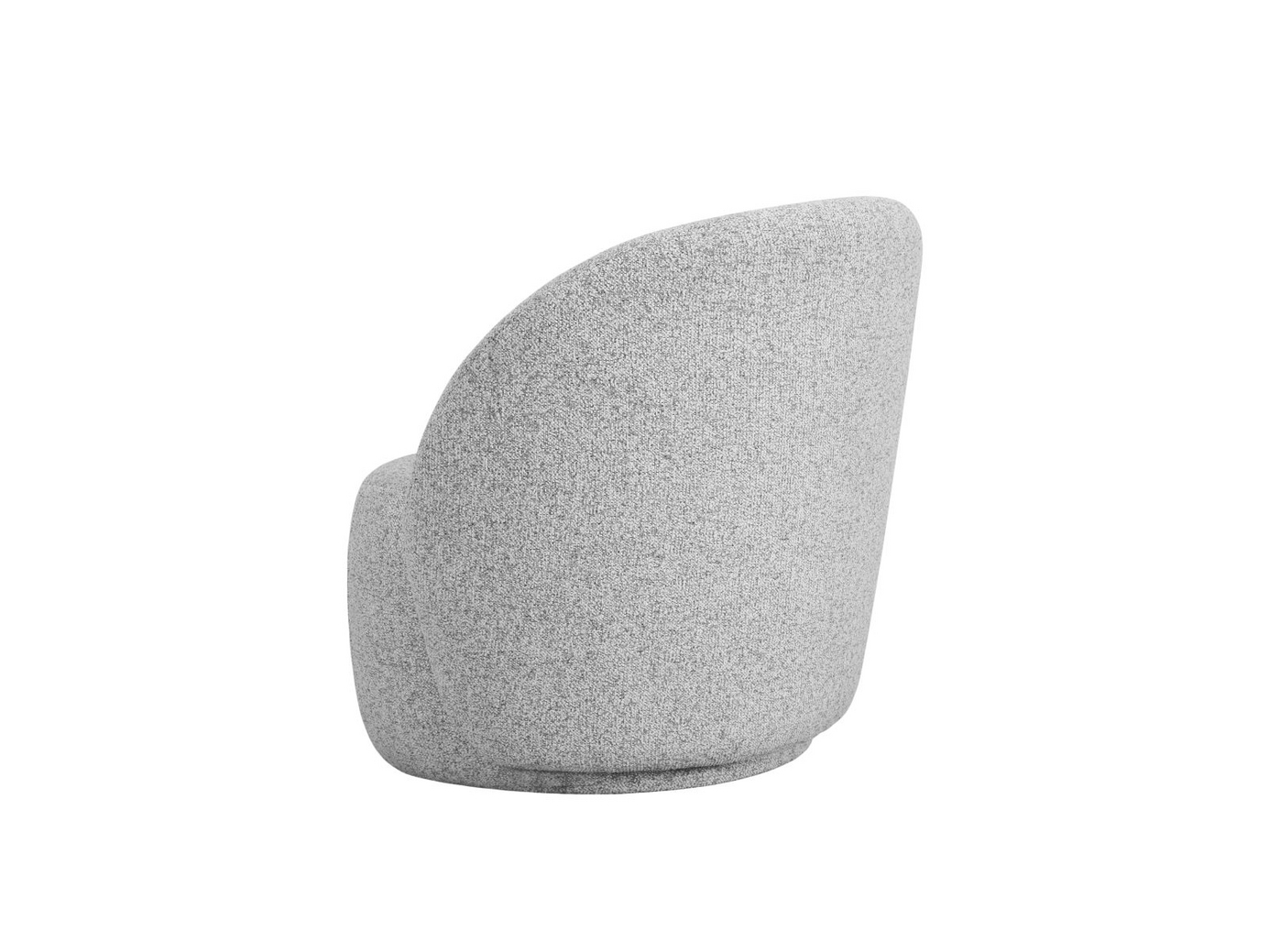 Cosmopolitan Design lenestol, "Bari", 1-seter, 86 × 72 × 80 cm, Puente, svarte plastben