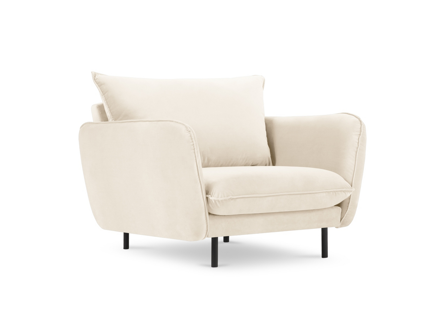 Cosmopolitan Design fløyelslenestol, 