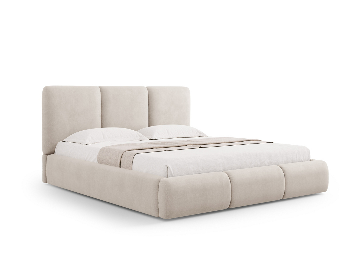Cosmopolitan Design seng med oppbevaring og sengegavl, 