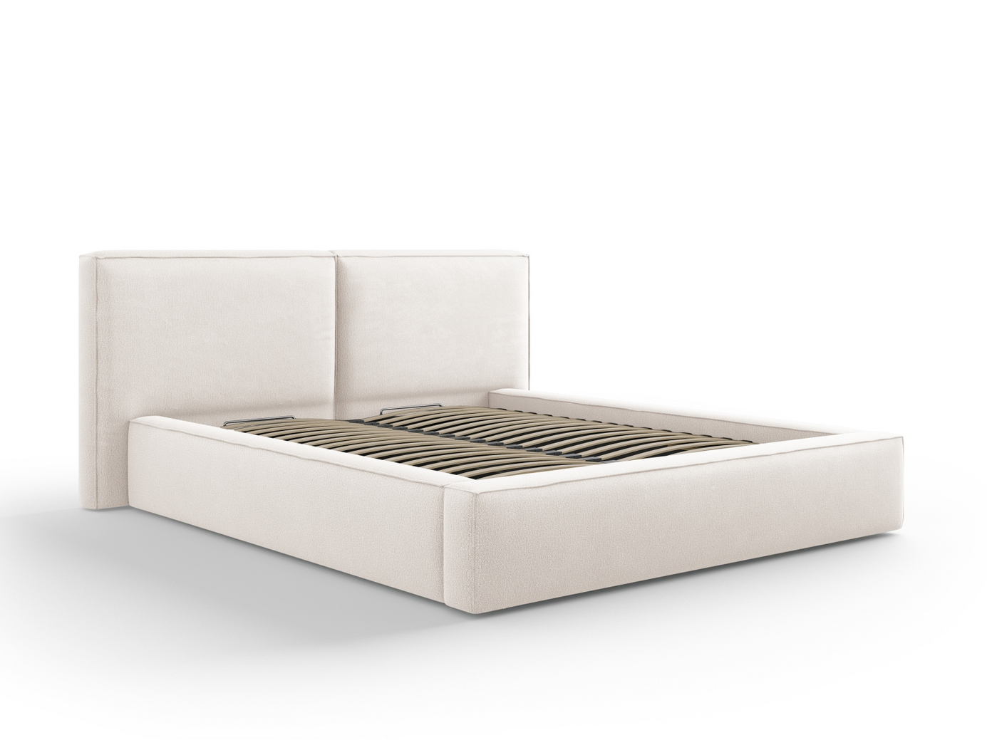 Cosmopolitan Design seng med oppbevaring og dobbel sengegavl, 