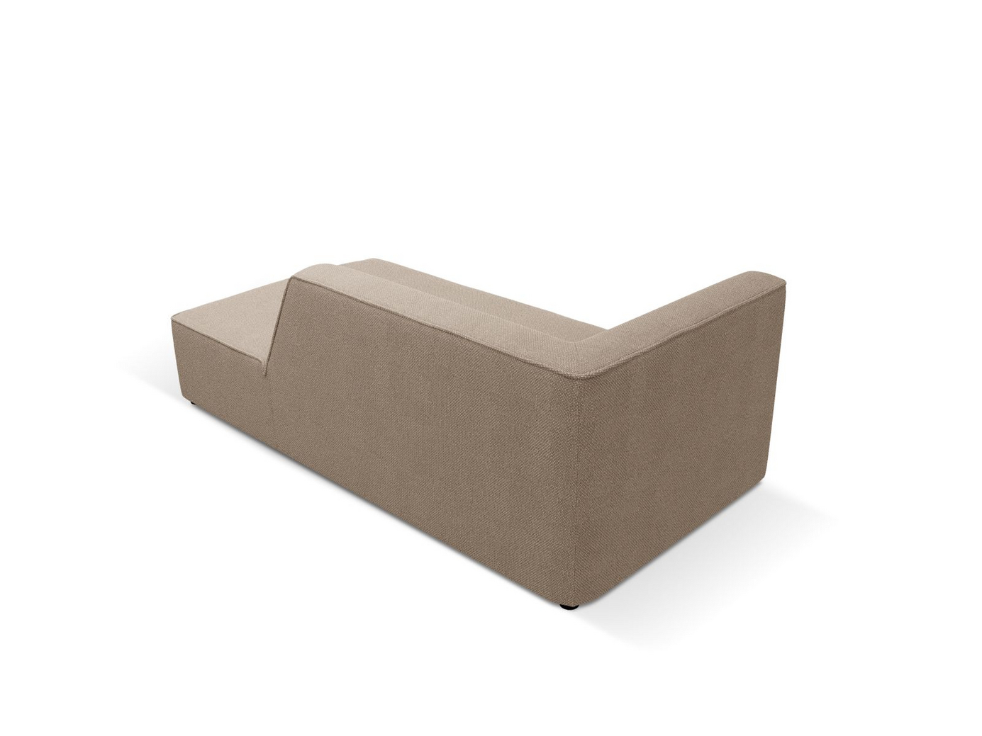Cosmopolitan Design høyrevendt sjeselong, "Siena", 1-seter, 93 × 181 × 69 cm, Ottawa, svarte plastben