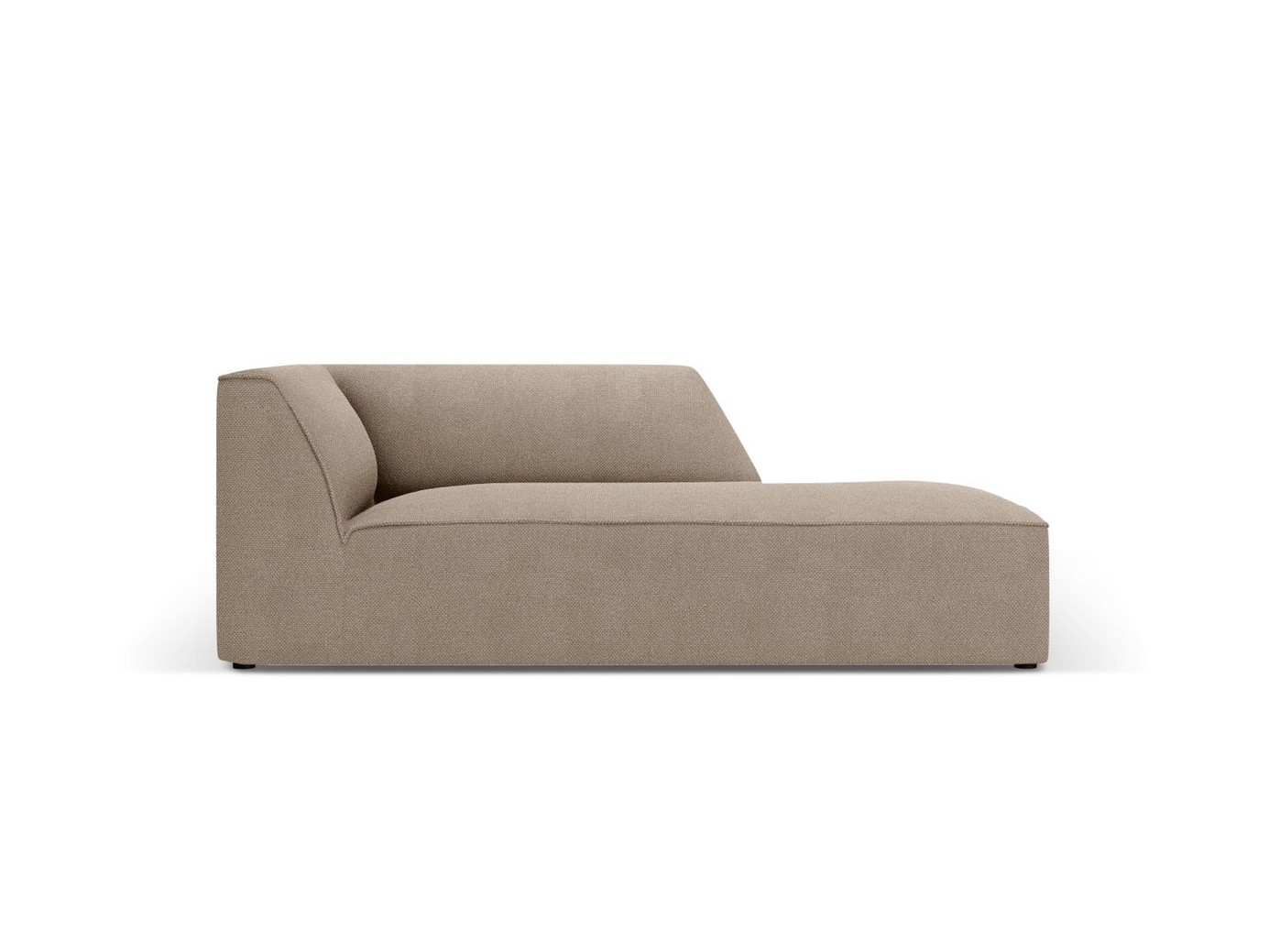 Cosmopolitan Design høyrevendt sjeselong, "Siena", 1-seter, 93 × 181 × 69 cm, Ottawa, svarte plastben