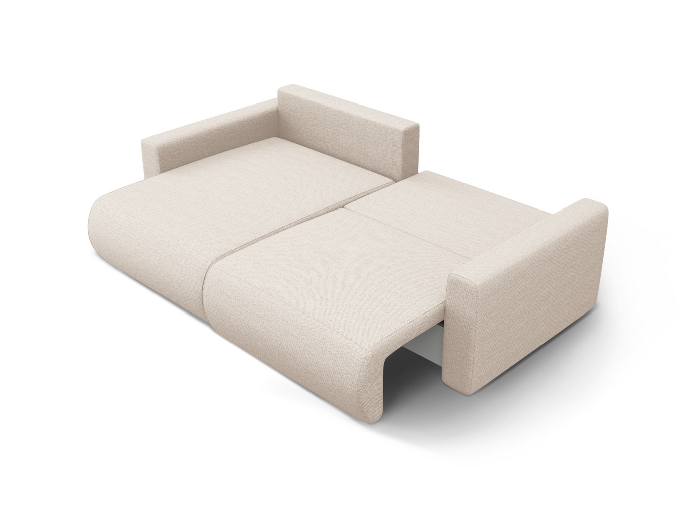 Cosmopolitan Design vendbar hjørnesovesofa med oppbevaring, "Belfast", 3-seter, 240 × 149 × 84 cm, Heritage, svarte plastben