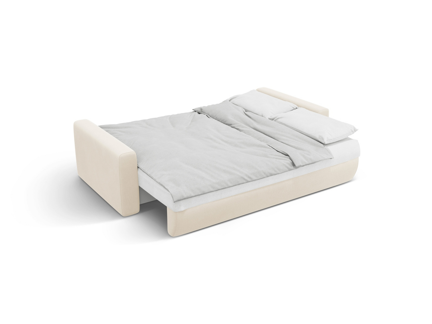 Cosmopolitan Design vendbar fløyelshjørnesovesofa med oppbevaring, "Belfast", 3-seter, 240 × 149 × 84 cm, Magic Velvet, svarte plastben