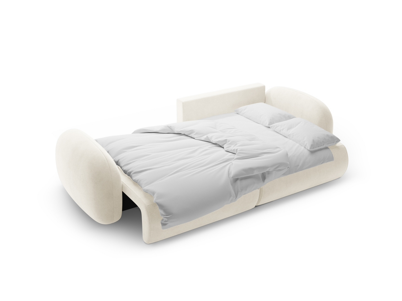 Cosmopolitan Design vendbar fløyelshjørnesovesofa med oppbevaring, "Tonale", 4-seter, 262 × 149 × 88 cm, Magic Velvet, svarte plastben