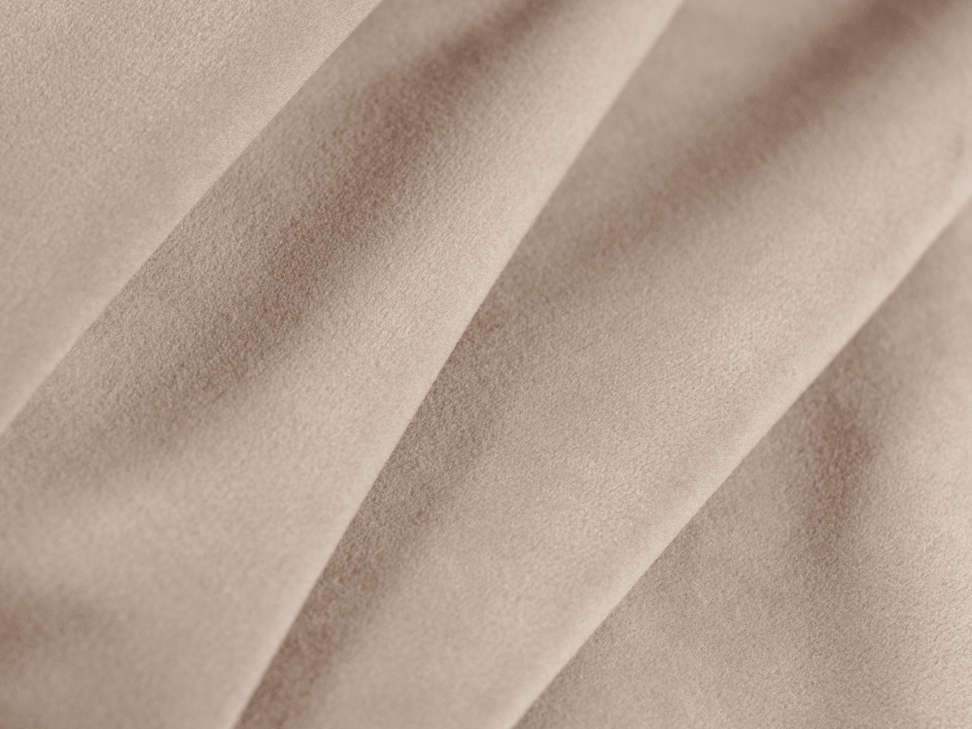 Cosmopolitan Design venstrevendt fløyelsmodulhjørnesofa, "Strino", 3-seter, 308 × 136 × 78 cm, Salvador, svarte plastben